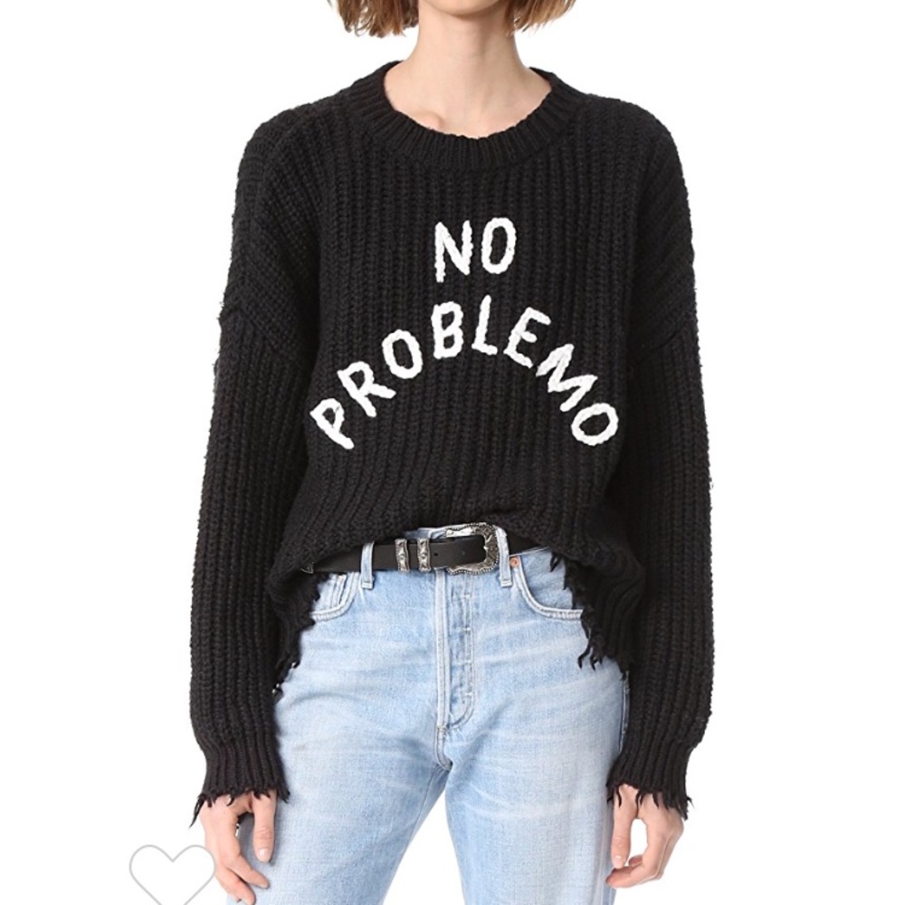 Wild fox no problemo sweater